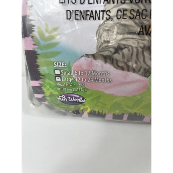 Fun World Fuzzy Little Striped Kitten Infant Halloween Costume Size Large 12-24M - Picture 4 of 7